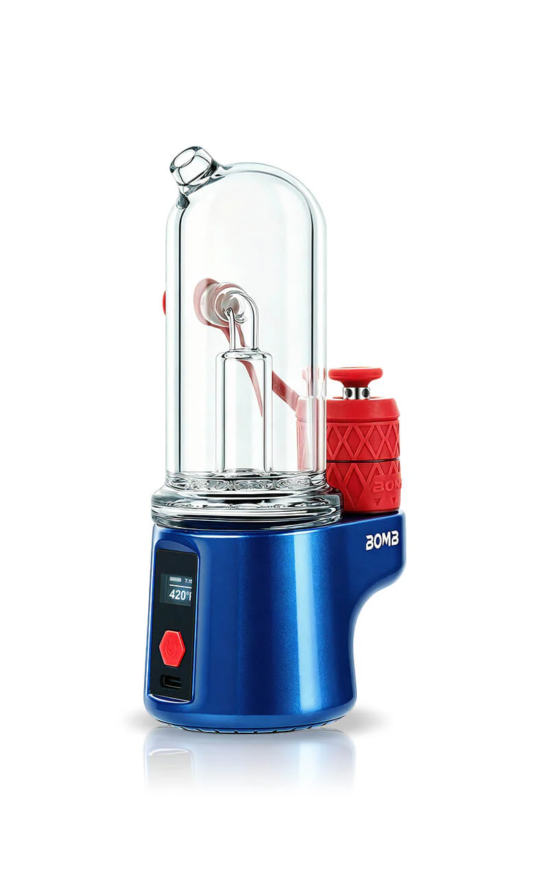 Bomb Erig Aerix -Portable Electric Dab Rig Liberty Blue - Image 4