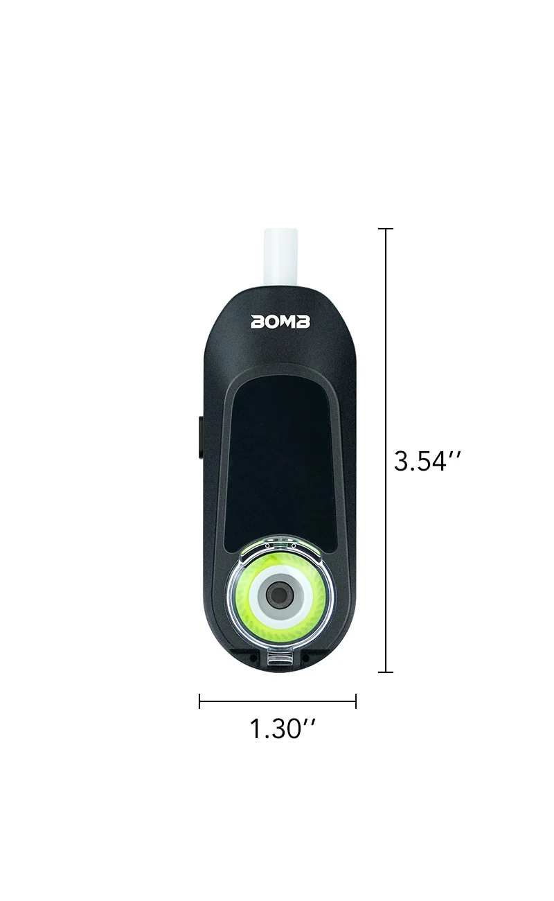 New Bomb × VapX Magic Bean Mobile Concentrate Vaporizer- Onyx Black - Image 3
